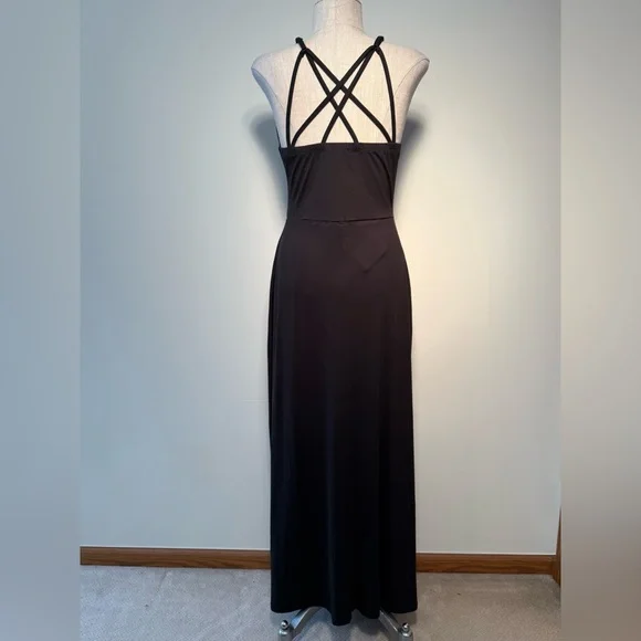 Market & Spruce Alisha Knit Strappy Back Maxi Dress - Picture 3 of 11